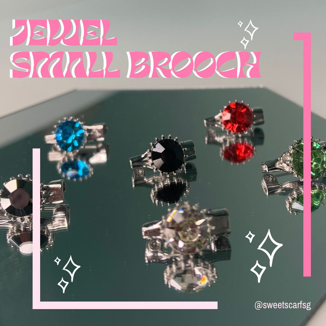 Jewel Small Brooches /5pc Main Image